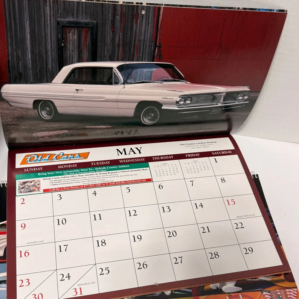 Vintage 2003 2004 Classic Car Calendar Lot GM DuPont Old Cars Hot Rods 3pc
